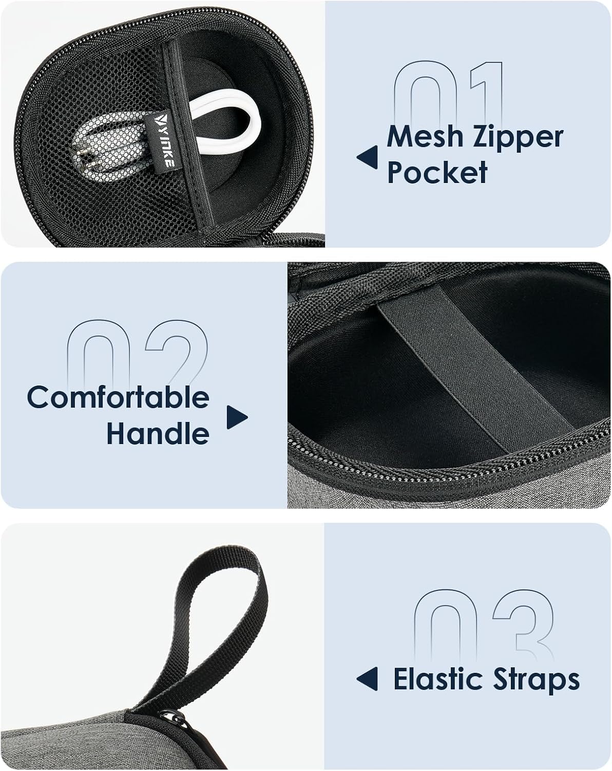 Hard Travel Case for Bald Head Shavers FlexSeries, Pitbull Gold PRO GX5