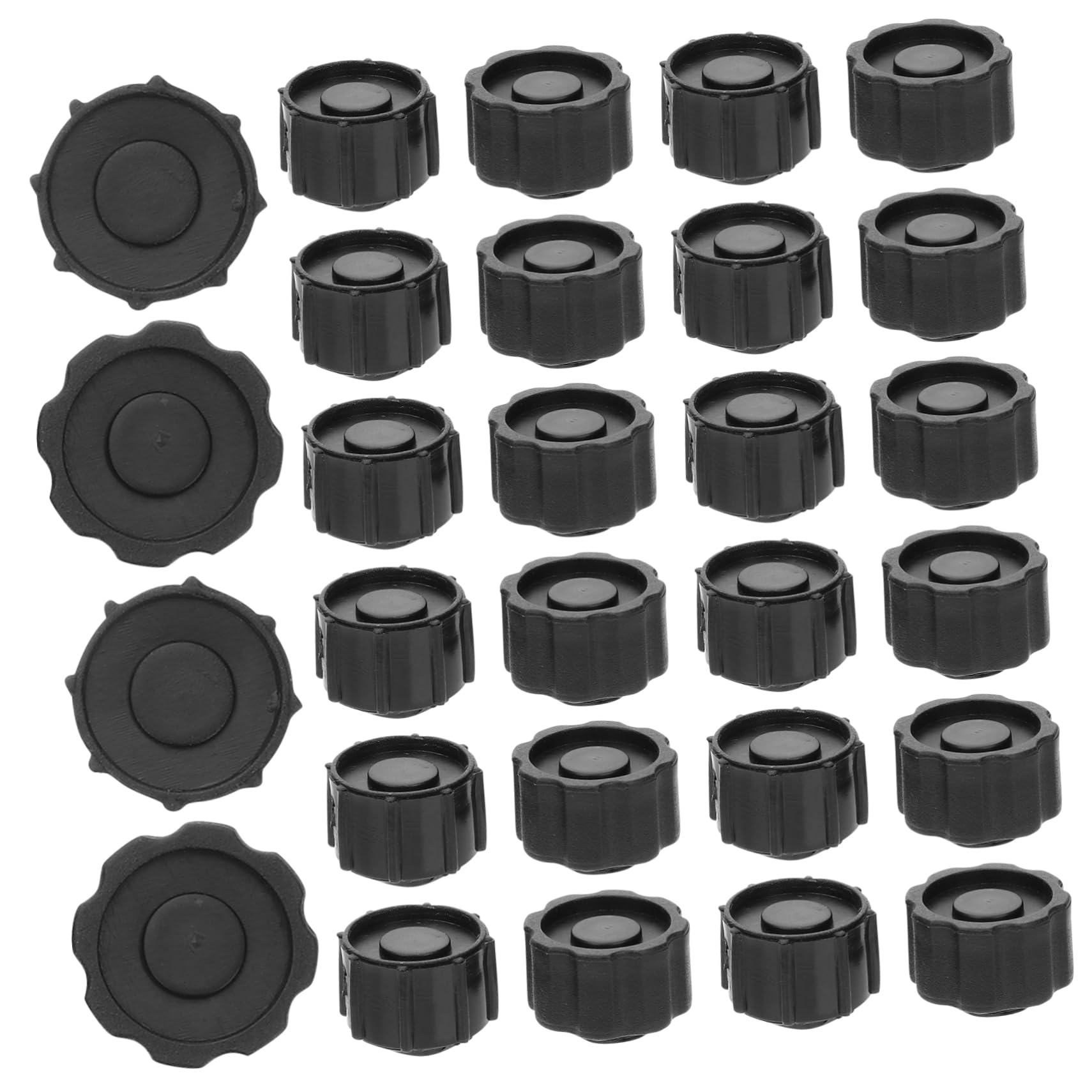 KICHOUSE 50 Pcs Tip Caps Tip Dispensing Cap for Laboratory Adapter Plugs Luer Lock Cap