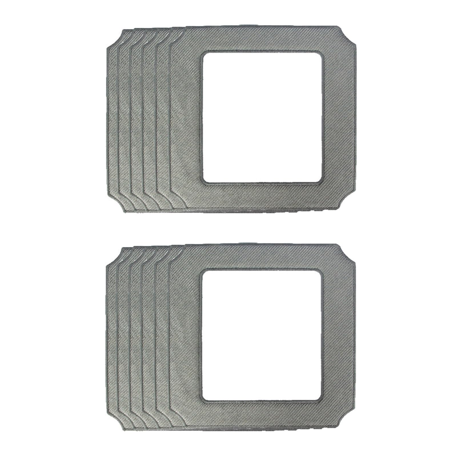 Panno for lavapavimenti for robot 24x24 cm, compatibile con Windobot, S6 Ultra Lavavetri Robot in microfibra lavabile Stracci for vetro spesso Parti di ricambio for lavapavimenti(12pcs)