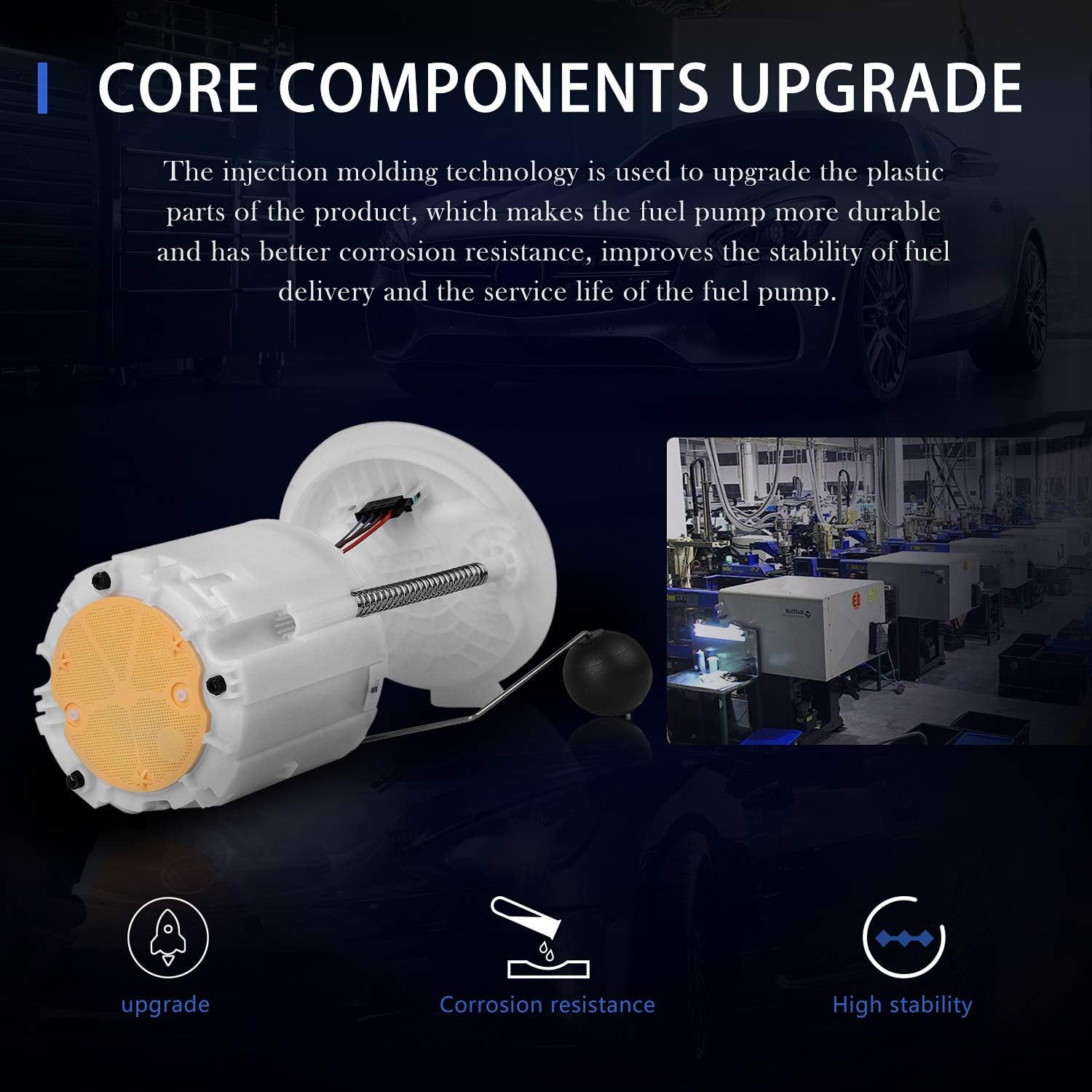 Up To 60% OFF DWVO Fuel Pump Compatible with 2005-2010 Chrysler 300 Dodge Challenger Charger Magnum with 18 Gal. Fuel Tank Authentic Crazy Deals DWVO Fuel Pump Compatible with 2005-2010 Chrysler 300 Dodge Challenger Charger Magnum with 18 Gal. Fuel Tank