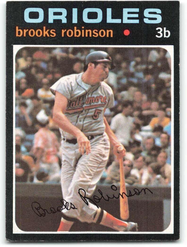 Baseball MLB 1971 Topps #300 Brooks Robinson EX/NM Orioles