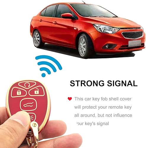 Miniatura 3 de Funda para llavero Suburban Tahoe Traverse GMC Acadia Yukon Cadillac Escalade SRX Buick Enclave