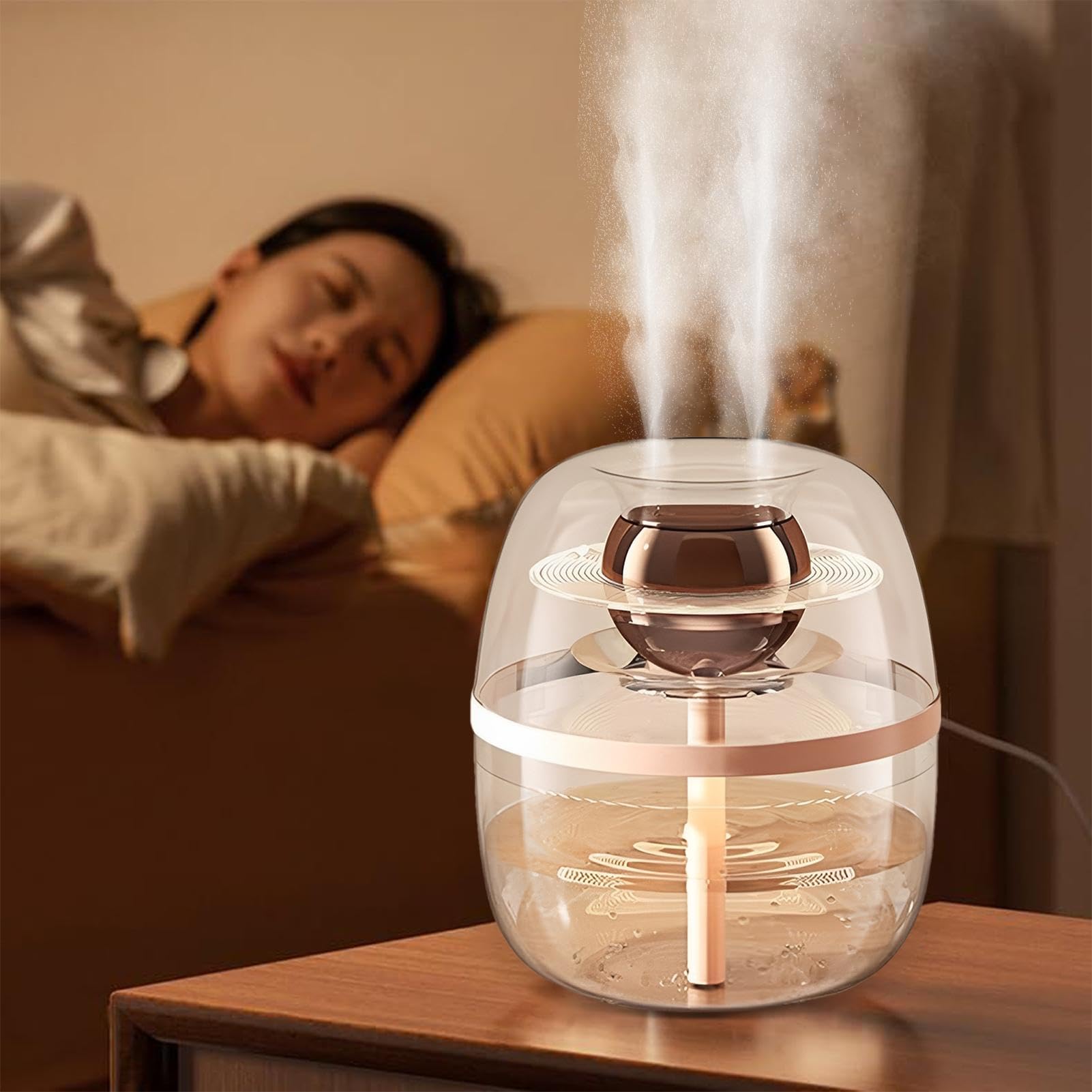Umidificati d'aria per camera da, umidificatore aromizzatore chiaro