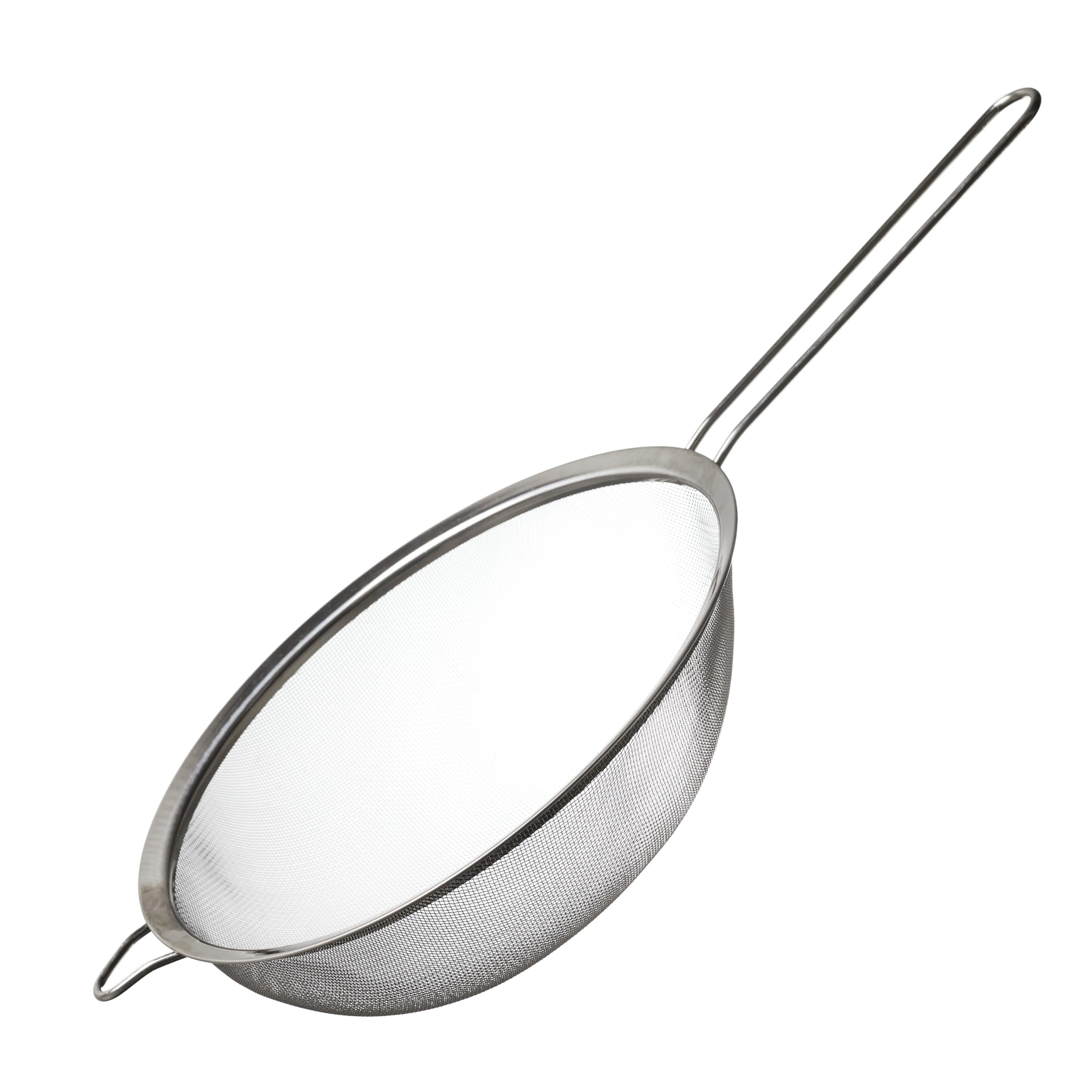 COOK CONCEPT, KU6763, Sitko ze stali nierdzewnej 24 cm, Praktyczne i eleganckie naczynie kuchenne, Idealne do owoców, warzyw i sosów, Łatwe w czyszczeniu, Srebrne