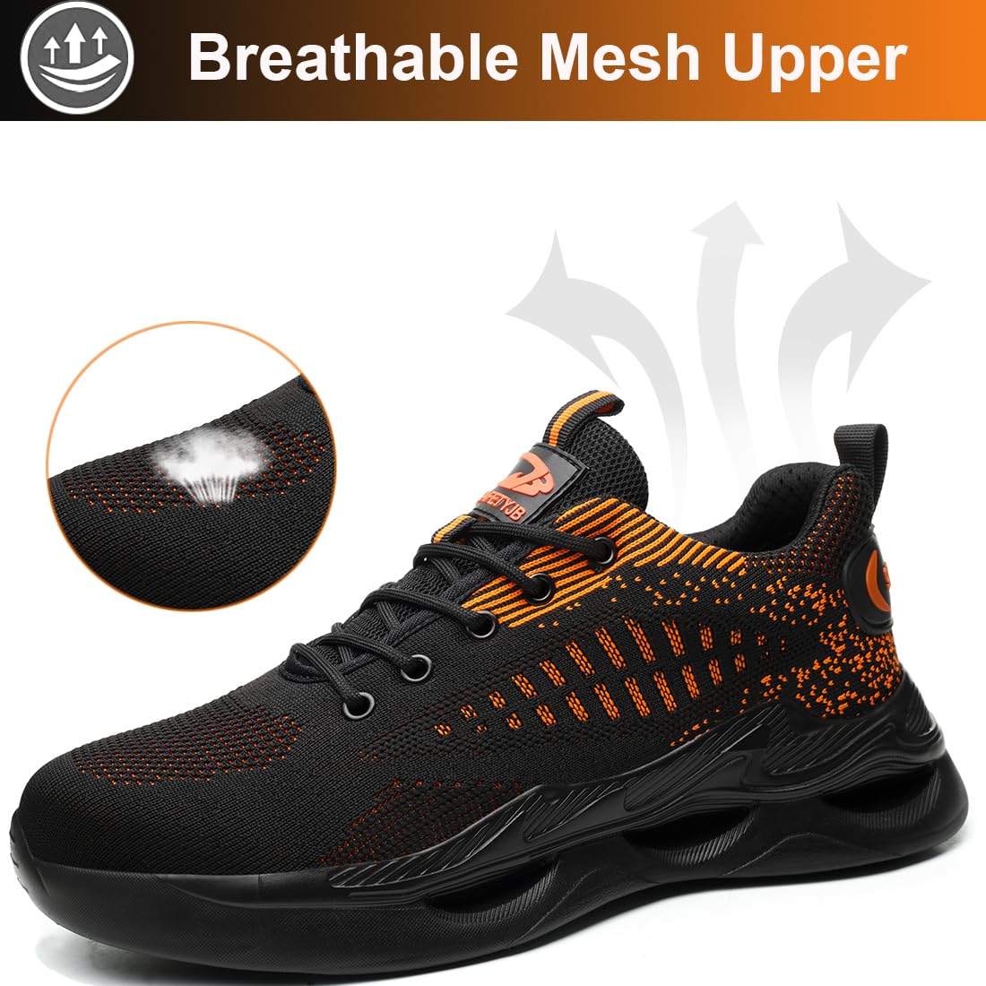 Scarpe Antinfortunistiche Uomo Donna Scarpe da Lavoro con Punta in Acciaio Scarpe da Cantiere 36-46