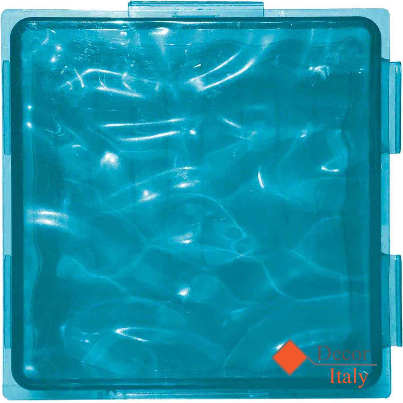 Mattonelle in policarbonato ClicBloc come vetrocemento Confezione da 18 mattonelle dimensione 20x20x8 cm (Azzurro) ULTIMI PEZZI!!