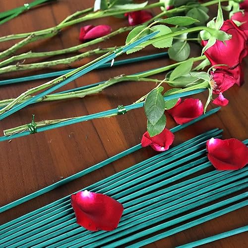 Miniatura 4 de Estacas de madera para jardín, estacas de bambú verde para plantas, floresorquídeastomates, estacas de madera para jardinería, estacas para plantas