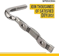 Vista 5 de WP8563964 8563964 - Brazo de bisagra de tapa compatible con Whirlpool Kenmore Maytag - Reemplaza AP6004844 1180358 PS11746532 - Elemento mide