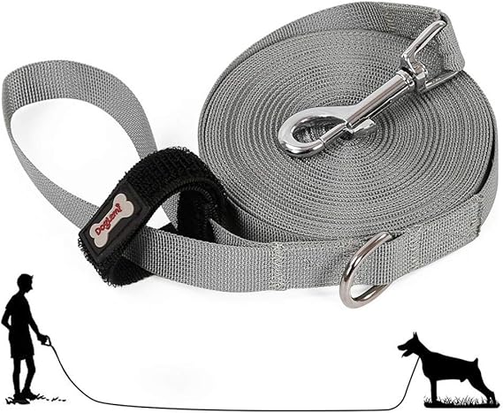 10m Hundeleine Schleppleine, Lang Leine Hund für Kleine bis Große Hunde, Fährtenleine Suchleine ...