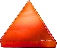 Vista 50 de Cristales curativos de pirámide de labradorita de Amazing Gemstone - Figurina de gran pirámide de 1" de piedra natural para meditación, Reiki