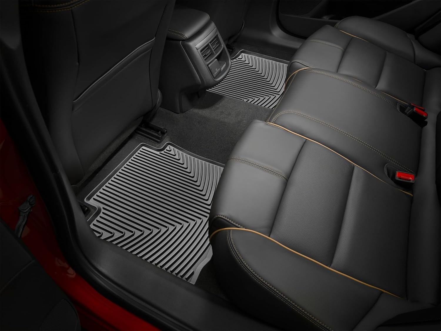 WeatherTech All-Weather Floor Mats for Chevrolet Impala 2nd Row (W319), Black