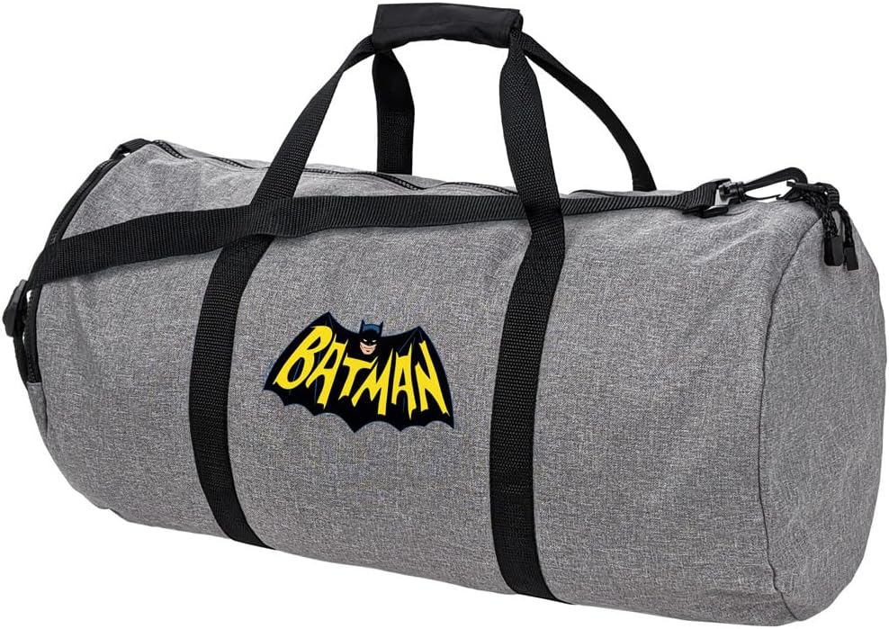 Batman 1966 TV Series Logo Lightweight Duffel Bag for Sports and Gym Packable for Travel