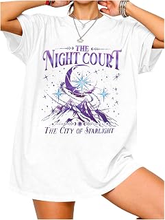 Acotar Velaris Shirts Women Oversized City of Starlight Gift Shirt
