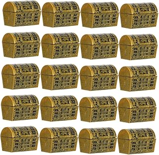 NAMOARLY 20個ミニ宝箱模型 プラスチック製 小さな宝箱 デスクトップ装飾 水槽 飾り パーティー用品 結婚式 誕生日 お祝い ミニチュア雑貨