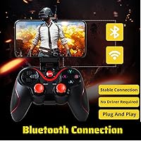 Vista 3 de Yoidesu X3 Gaming Controller for Android for IOS Mobile Phone TV Computer CP VR, Dual Vibration Wired BT Game Remote Gamepad Joystick with Built in