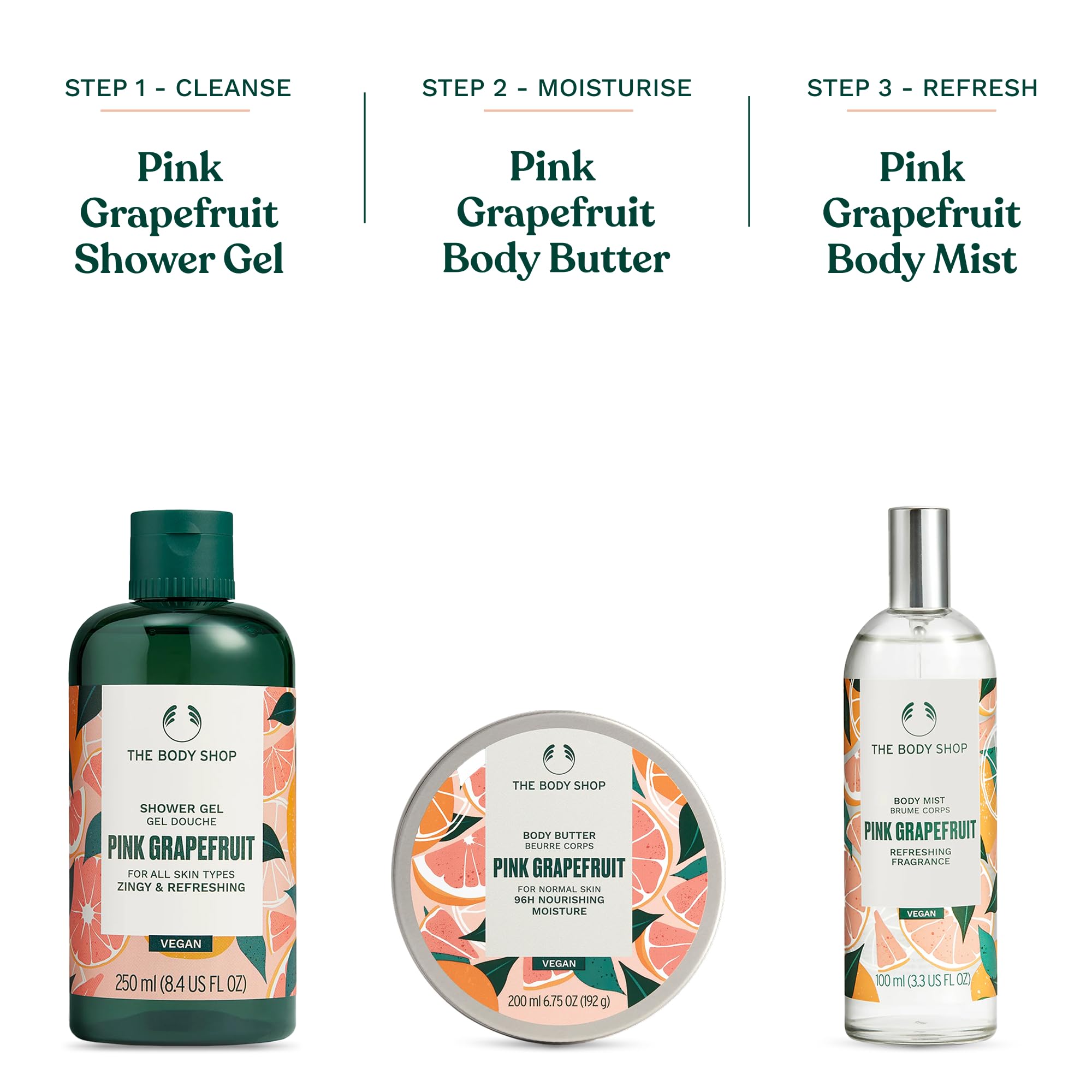 The Body Shop Masło do ciała, uniseks, różowy grejpfrut, 200 ml, 1 opakowanie (1 x 200 ml)