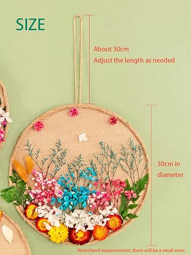 Miniatura 2 de Mini flores secas prensadas, kit de prensa de flores con marco, kit de arte de madera para manualidades de flores, kit de arte de madera, reciclaje