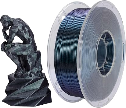 CC3D Burnt Titanium PLA Filament 1.75mm 1KG 3D Printer Filament FDM 3D Printing Materials Chameleon PLA Burnt Titanium Color