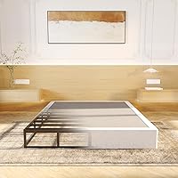 Vista 9 de LUMUNANCE Base de colchón Twin Box Spring de 3 pulgadas, perfil bajo, tamaño individual, con cubierta de tela, fácil montaje