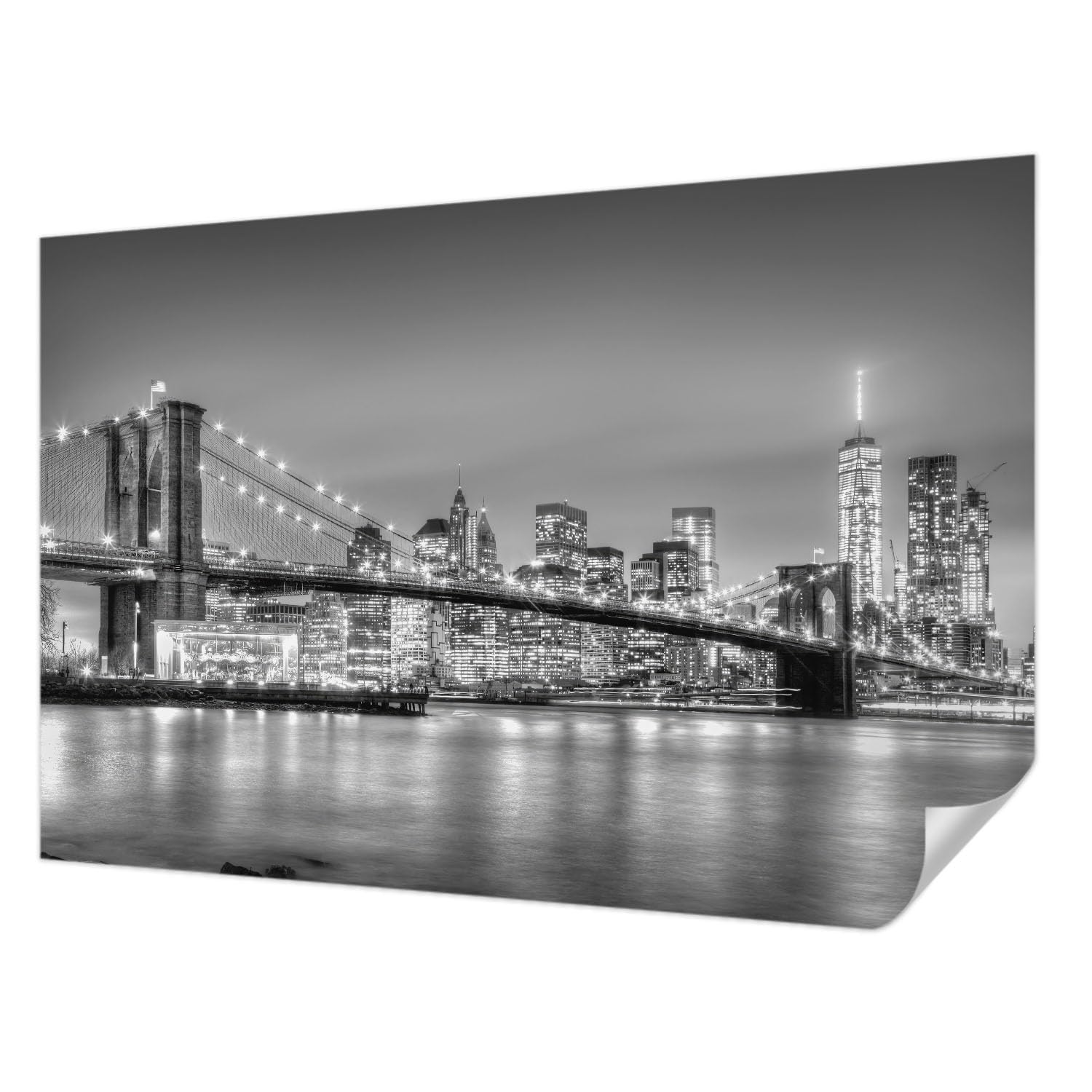 Papier peint autocollant lavable Tulup 104x70 résistant aux taches pour mur