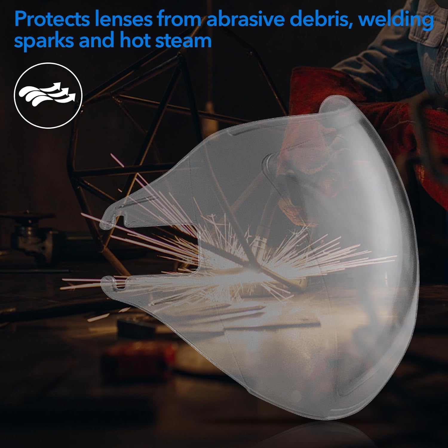 TRQWH Welding Helmets for Men True Color Welding Hood & KP Series Outside Cover Lens