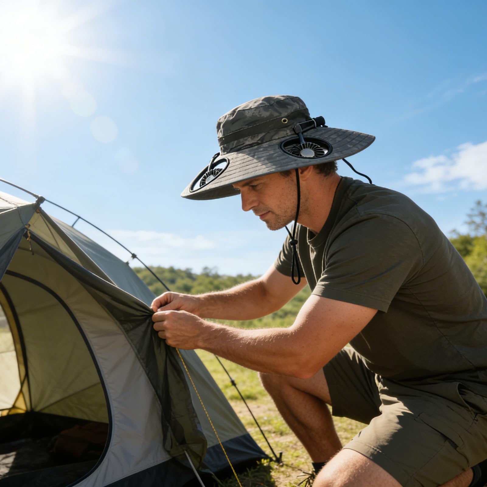 Sombrero de sol, gorras ajustables de ala ancha, sombrero de pesca al aire libre, para acampar al aire libre, correr, jardinería, viajes, vacaciones, pesca, festival, verano