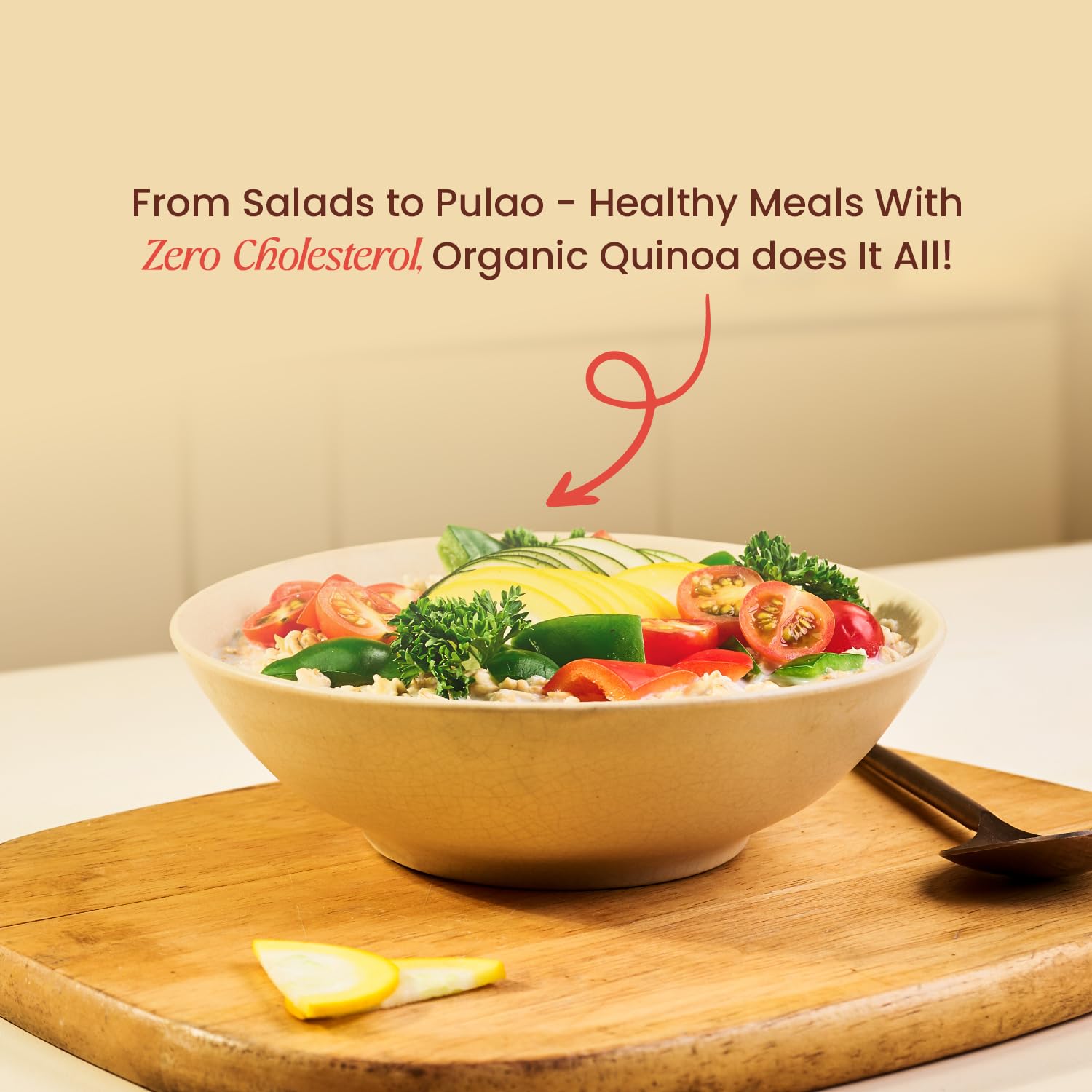 Pintola Organic Quinoa 1kg, Cereal for Breakfast, High in Protein & Dietry Fibre, Minerals, Cholesterol-Free, Gluten-Free Quinoa Seeds Diet Food for Weight Management (1kg) - Image 6 thumbnail