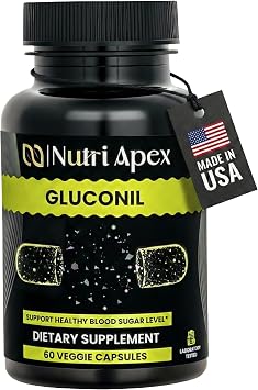 Chromium Glycinate Supplement with White Mulberry, Bitter Melon & Gymnema Botanical Metabolic Wellness Blend Non-GMO, Vegan, Made in USA 60 Veggie Capsules