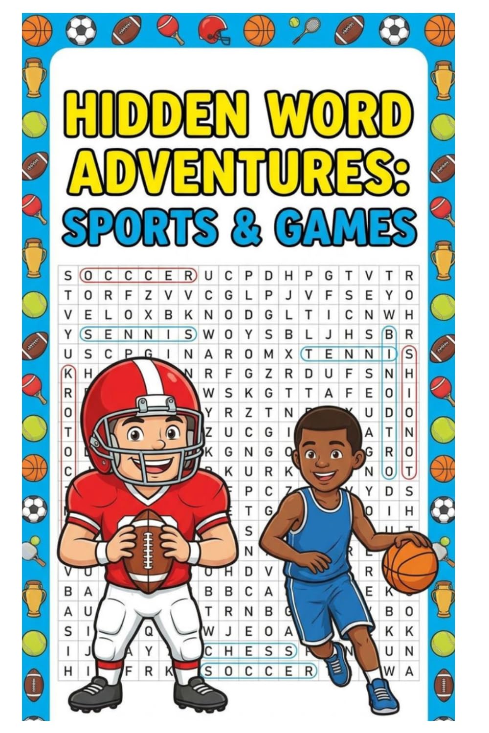 Hidden Word Adventures: Sports & Games