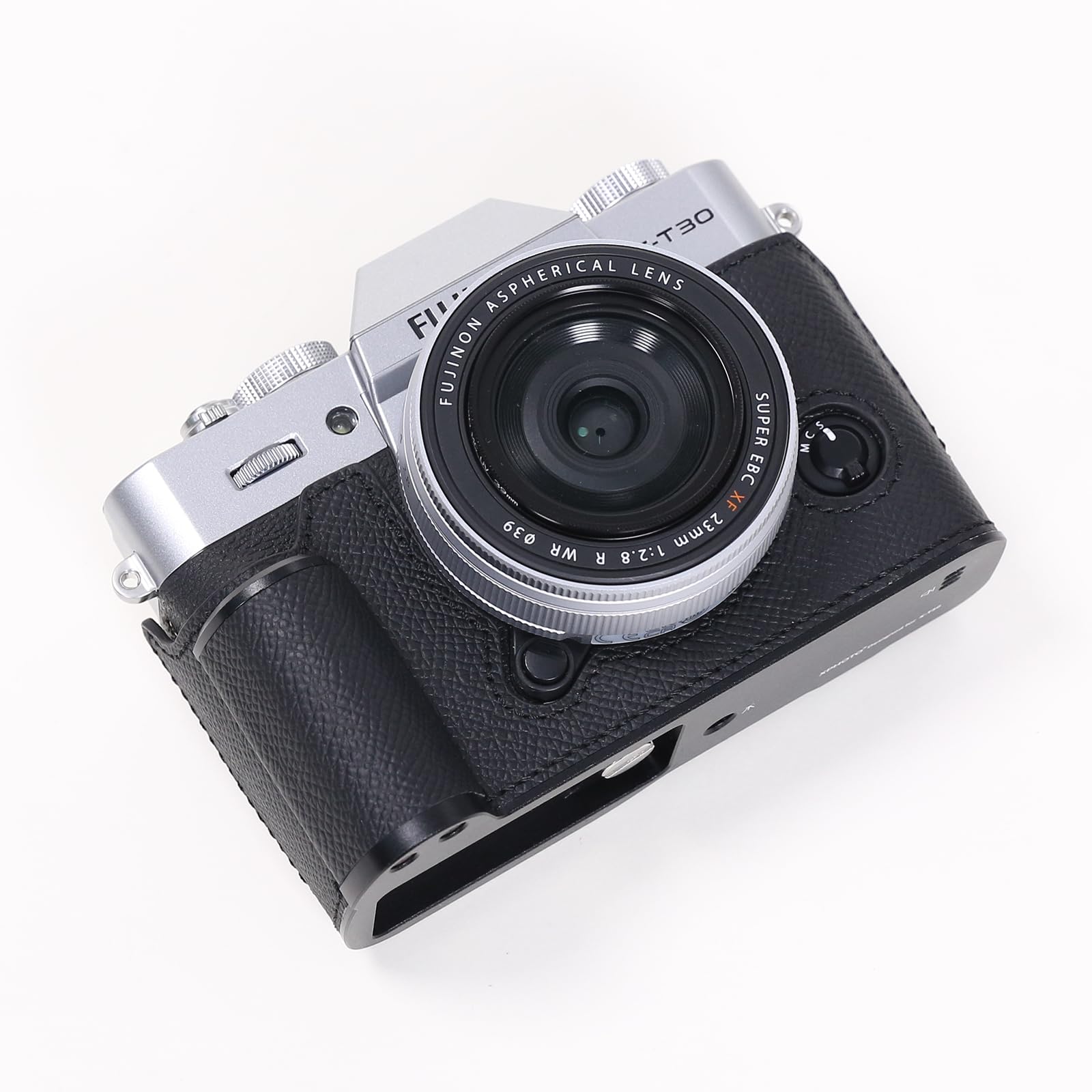 カメラケース 富士 X-T30 本革 レトロコーヒ Amazon | RYDSCAM カメラケース 、 対応 FUJIFILM FUJI 富士 X-T30 I