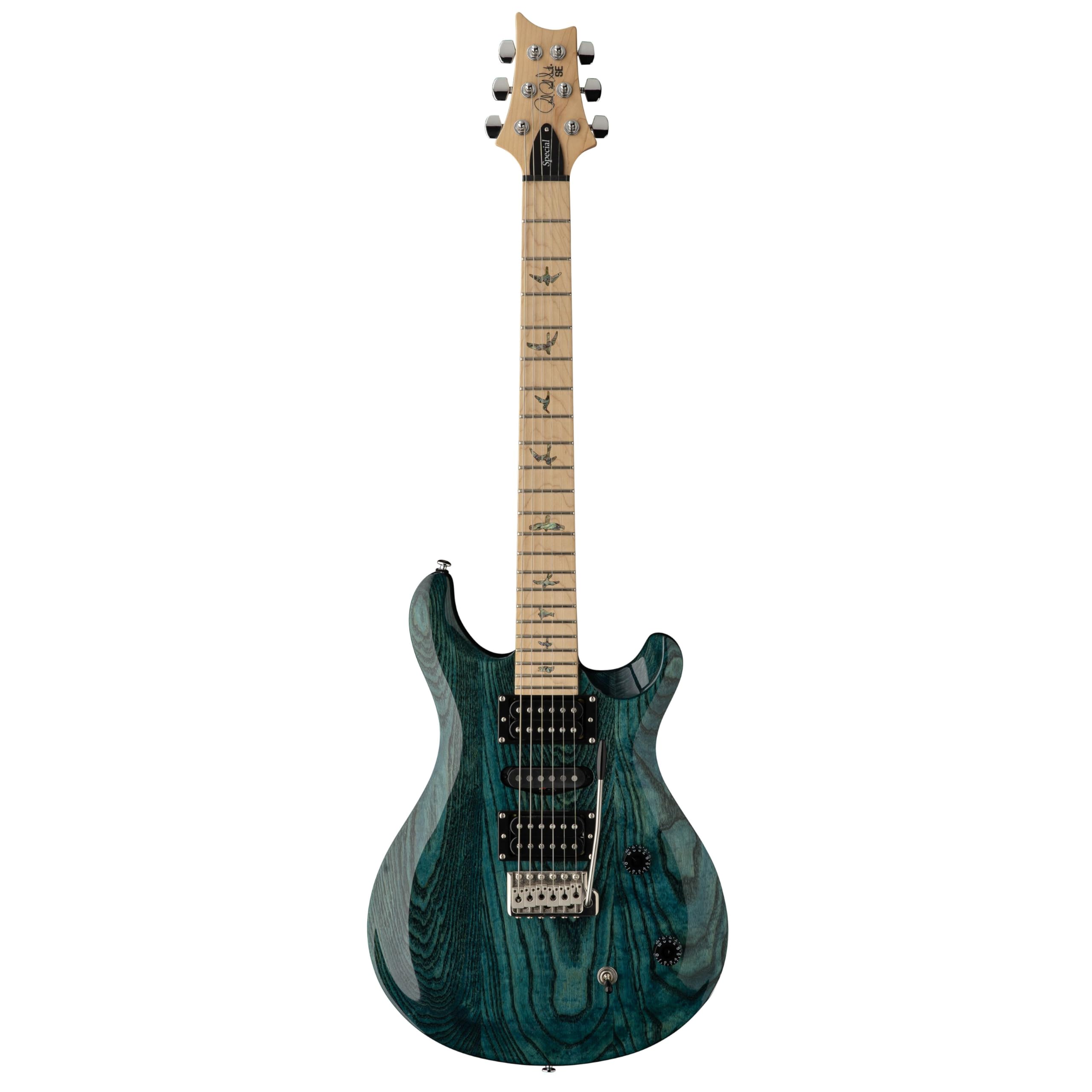 Amazon.com: PRS Guitars 6 弦SE 沼澤灰特殊電吉他,鳶尾藍附