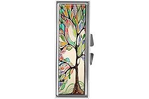 Tree Life Wooden Pill Box: Your Portable Pocket-Sized Medicine Case!