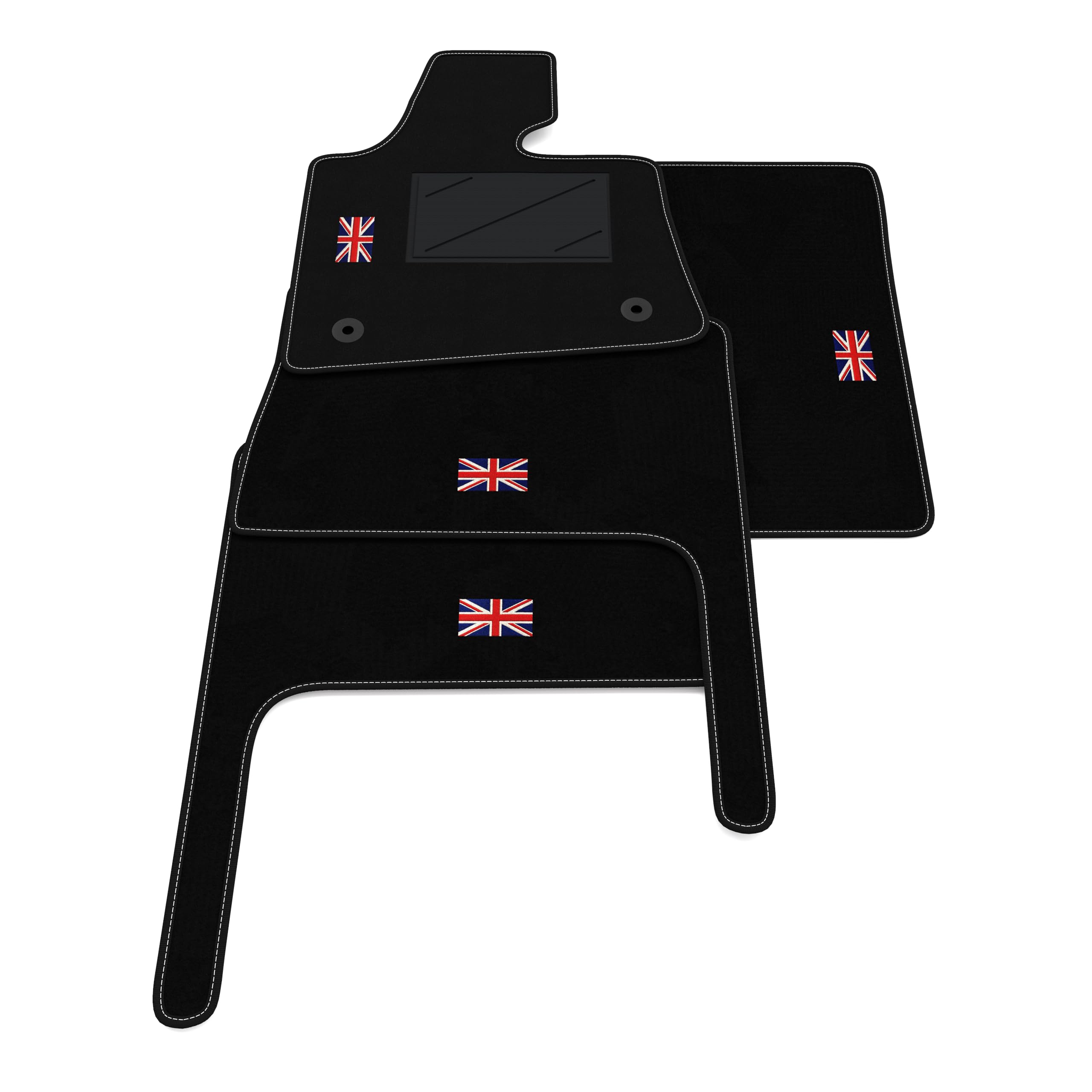 Kit de Alfombrillas compatibles con Ineos Grenadier 2022-2026 | Alfombrillas a Medida de moqueta, Bandera UK, Alfombra a Medida