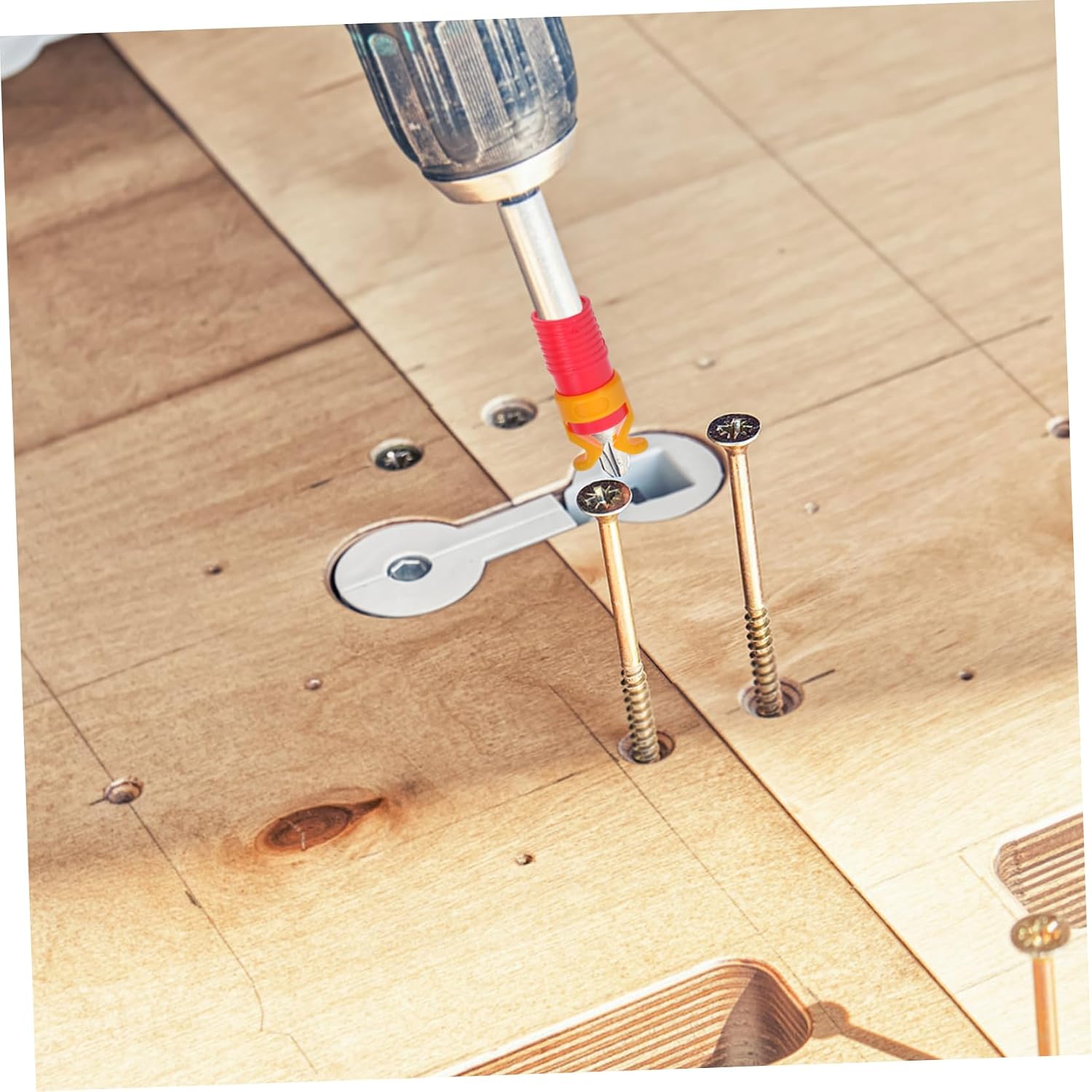 POPETPOP 8pcs Screw Holder Clamp Set Abs Screw Fixing Tool for Woodworking Prevents Skewing Improves Efficiency Easy to Use