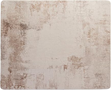 Vintage Texture Area Rug, Machine Washable, Anti-Slip, Stain Resistant, Soft Plush Floor Carpet for Living Room, Bedroom, OfficeBrown, 80 * 120CM