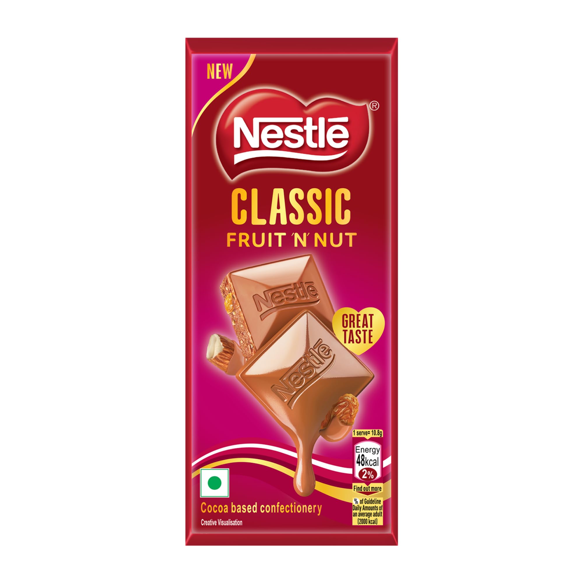 Nestlé Classic Fruit ‘N’ Nut - Great Classic Taste With Almond & Raisins, 65 g-image-46