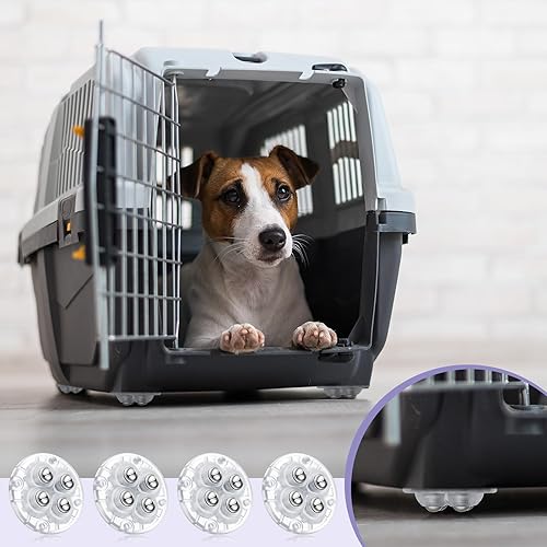 Miniatura 11 de Honoson 8 Pcs Self Adhesive Caster Wheels Appliance Rollers Appliance Sliders for Kitchen 360° Swivel Universal Wheel Mini Small Kitchen