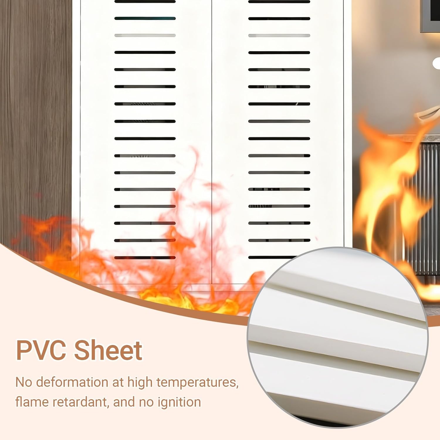 Hidden WiFi Router Storage Cabinet PVC Sheet,Freestanding Hollowout 2/3 Tier Media Storage Shelf,Multi-Functional Cable Management,Adjustable Shelves,Pre-Wired Holes(Walnut,Large)