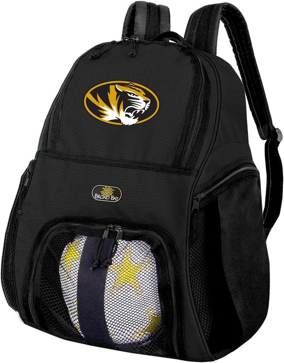Broad Bay University of Missouri Soccer Backpack or Mizzou Volleyball Bag