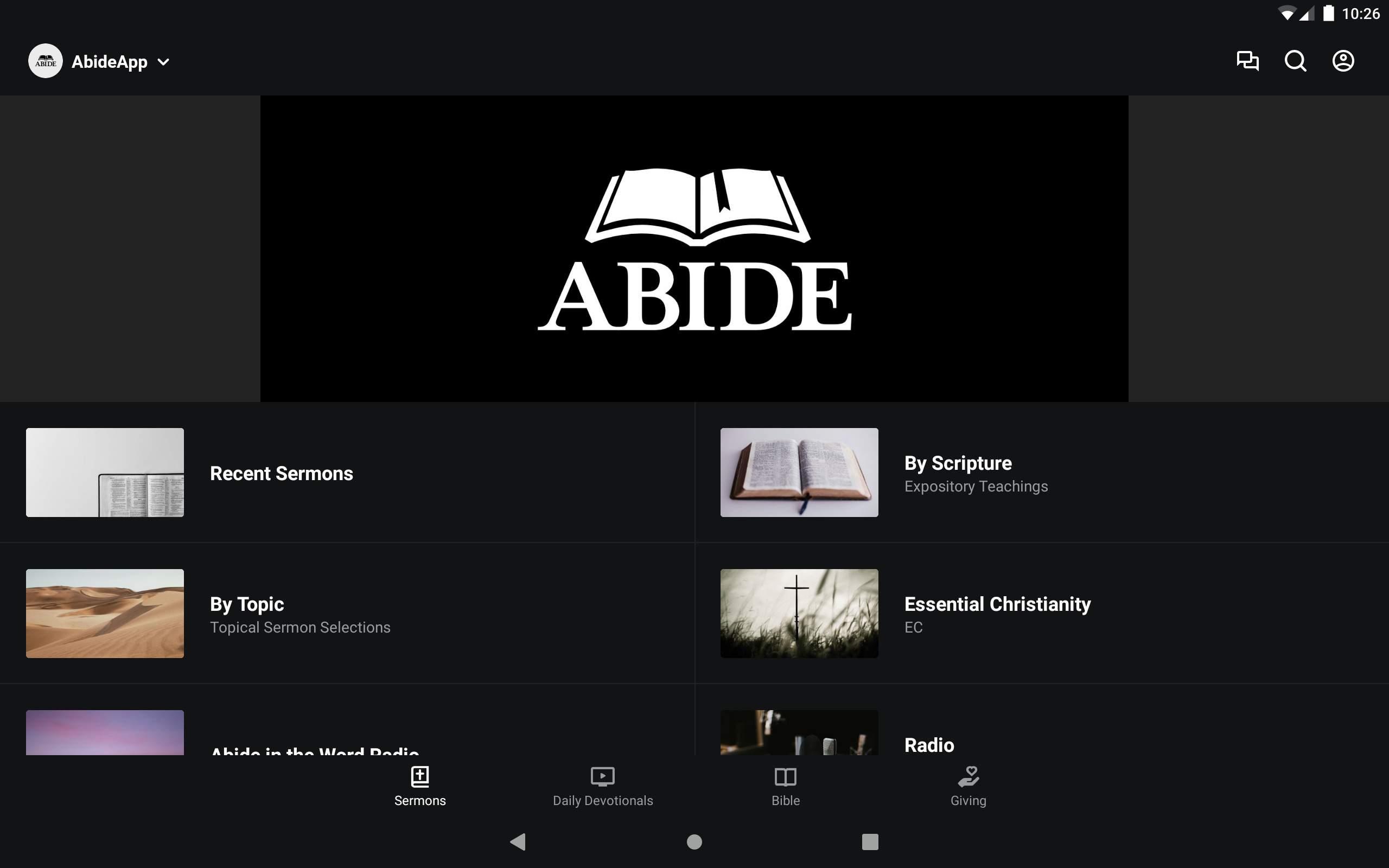 The Abide for Android