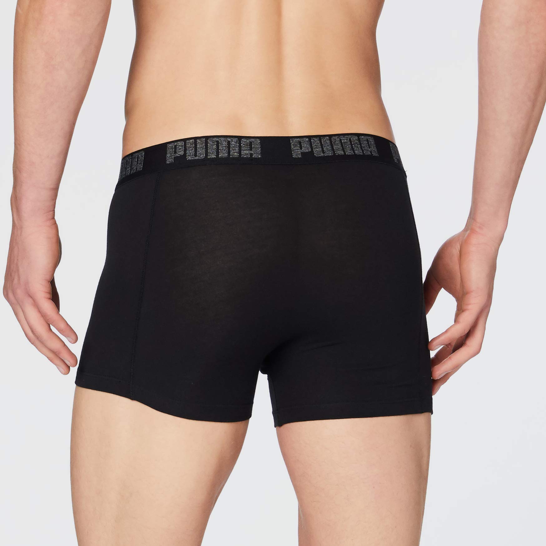 Puma Basic Męskie Bokserki, Czarny, M / 5 sztuk