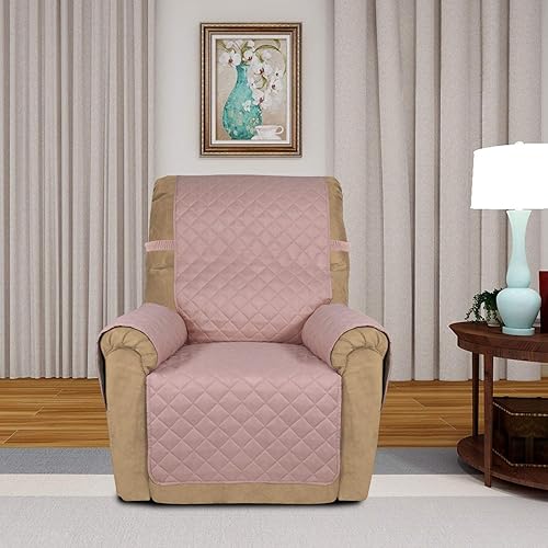 Miniatura 2 de PureFit - Funda de sofá acolchada y reversible, resistente al agua, protector de muebles, lavable, antideslizante, correas elásticas, para niños,