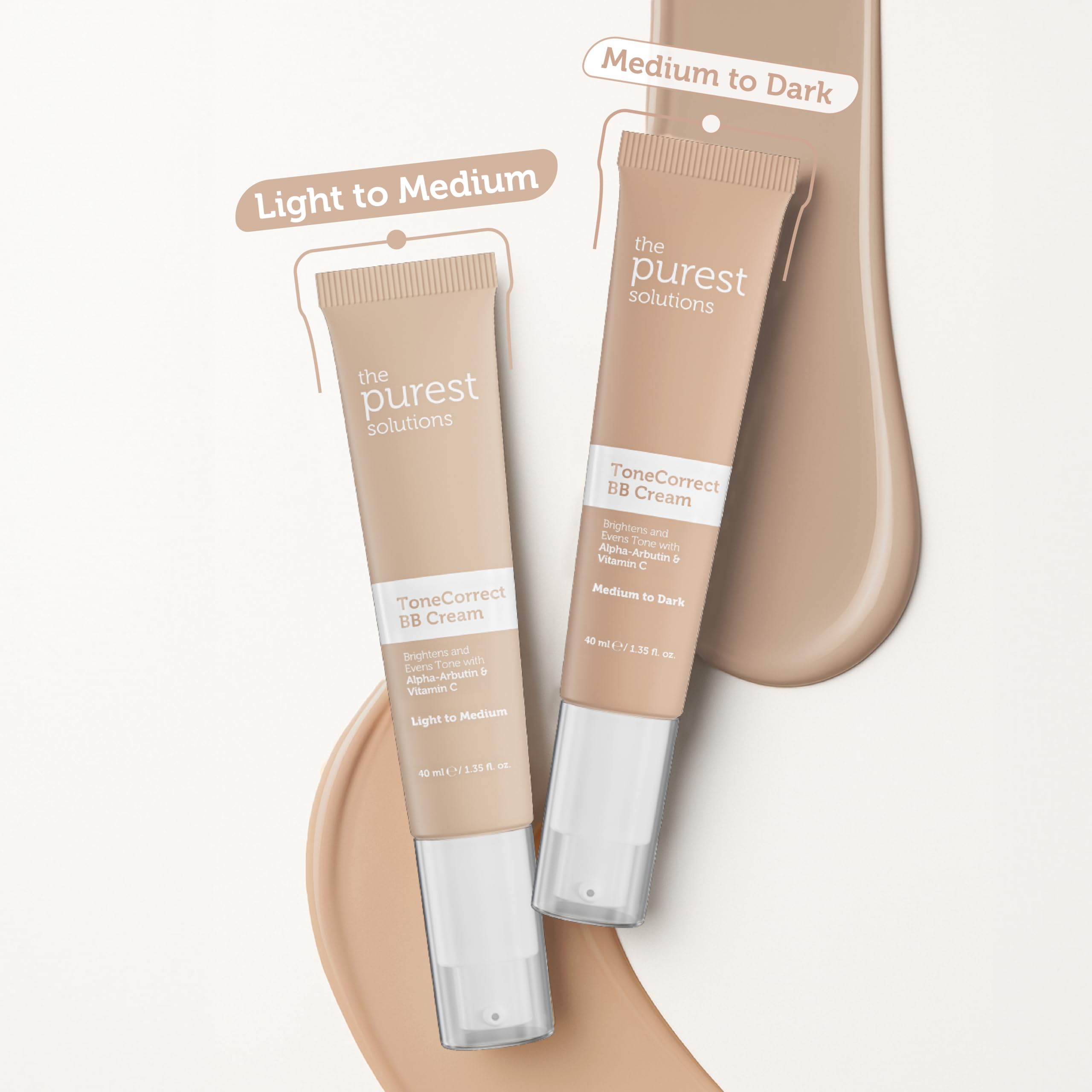 The Purest Solutions BB Cream Tone Correct 40 ml Light to Medium