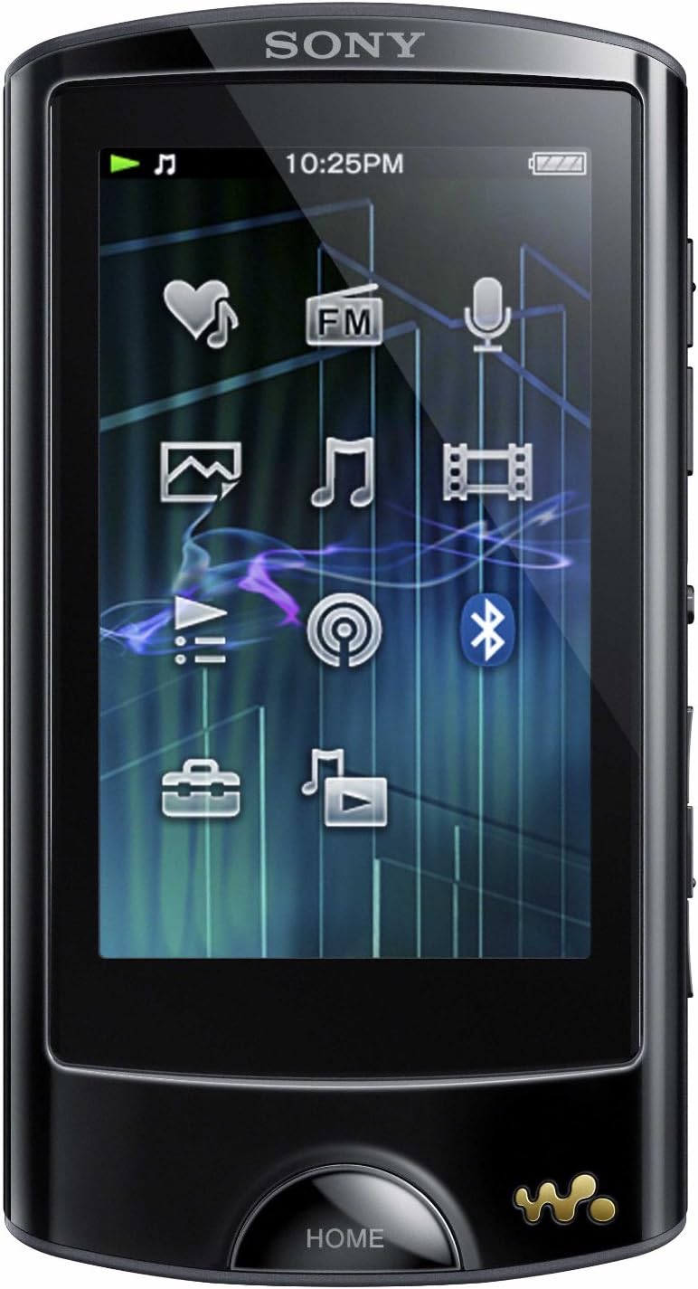 Sony NWZA865BLK 16GB A Series MP3 player Black with Bluetooth 2.8 Inch Touch Screen