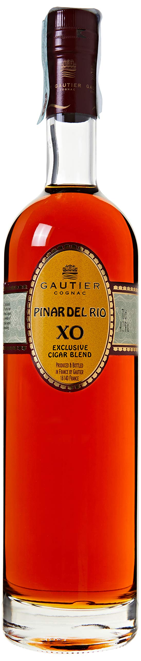 Gautier Cognac XO PINAR DEL RIO Exclusive Cigar Blend 41,2% Vol. 0,7l in Giftbox