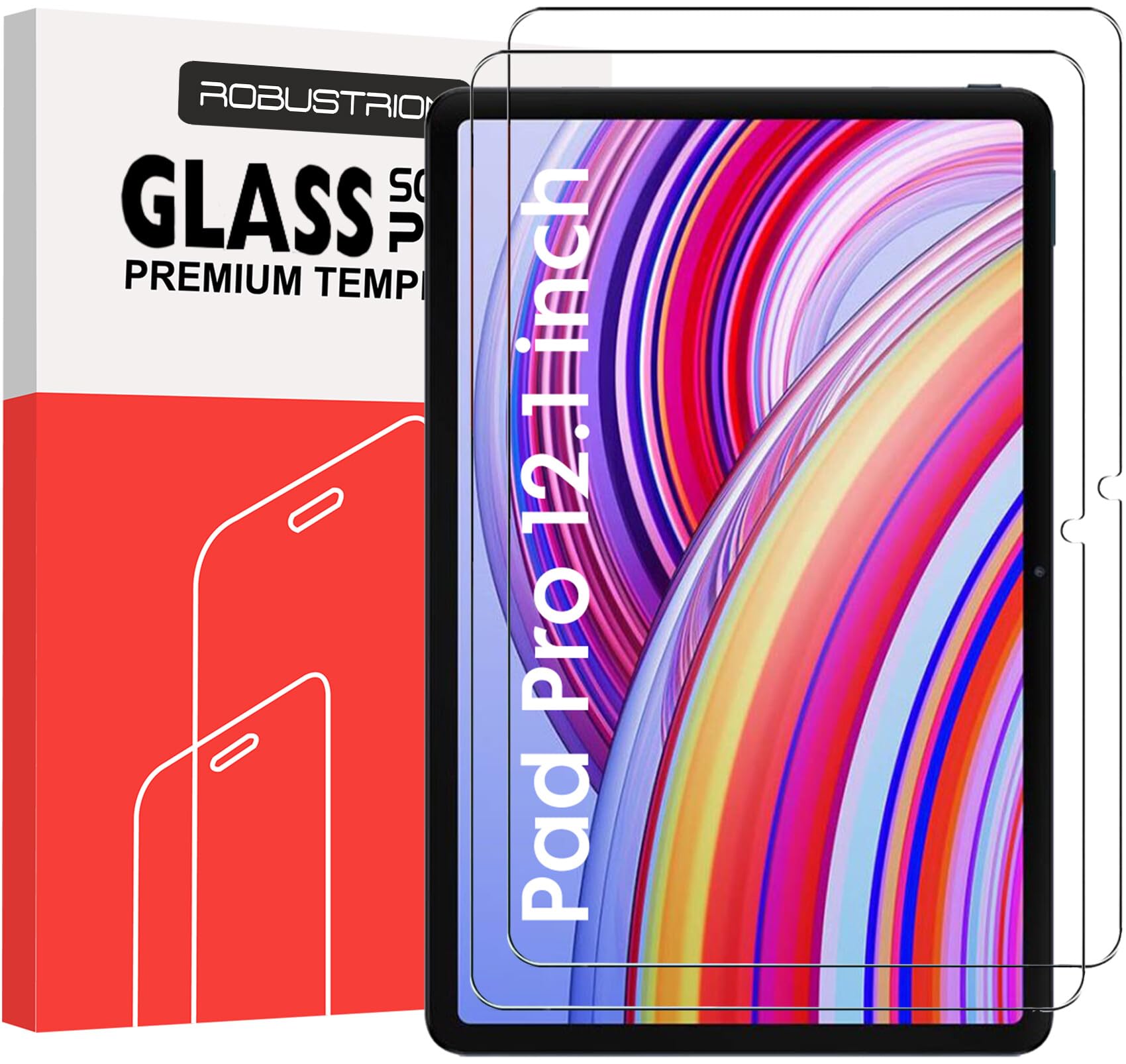 See full amazon price history chart for Robustrion 2 Pack Tempered Glass for Redmi Pad Pro 12.1 inch Screen Protector Guard for Redmi Pad Pro 5G 12.1 inch Tablet Robustrion 2 Pack Tempered Glass for Redmi Pad Pro 12.1 inch Screen Protector Guard for Redmi Pad Pro 5G 12.1 inch Tablet (B0D984S54Z) Amazon Price History, Amazon Price Tracker