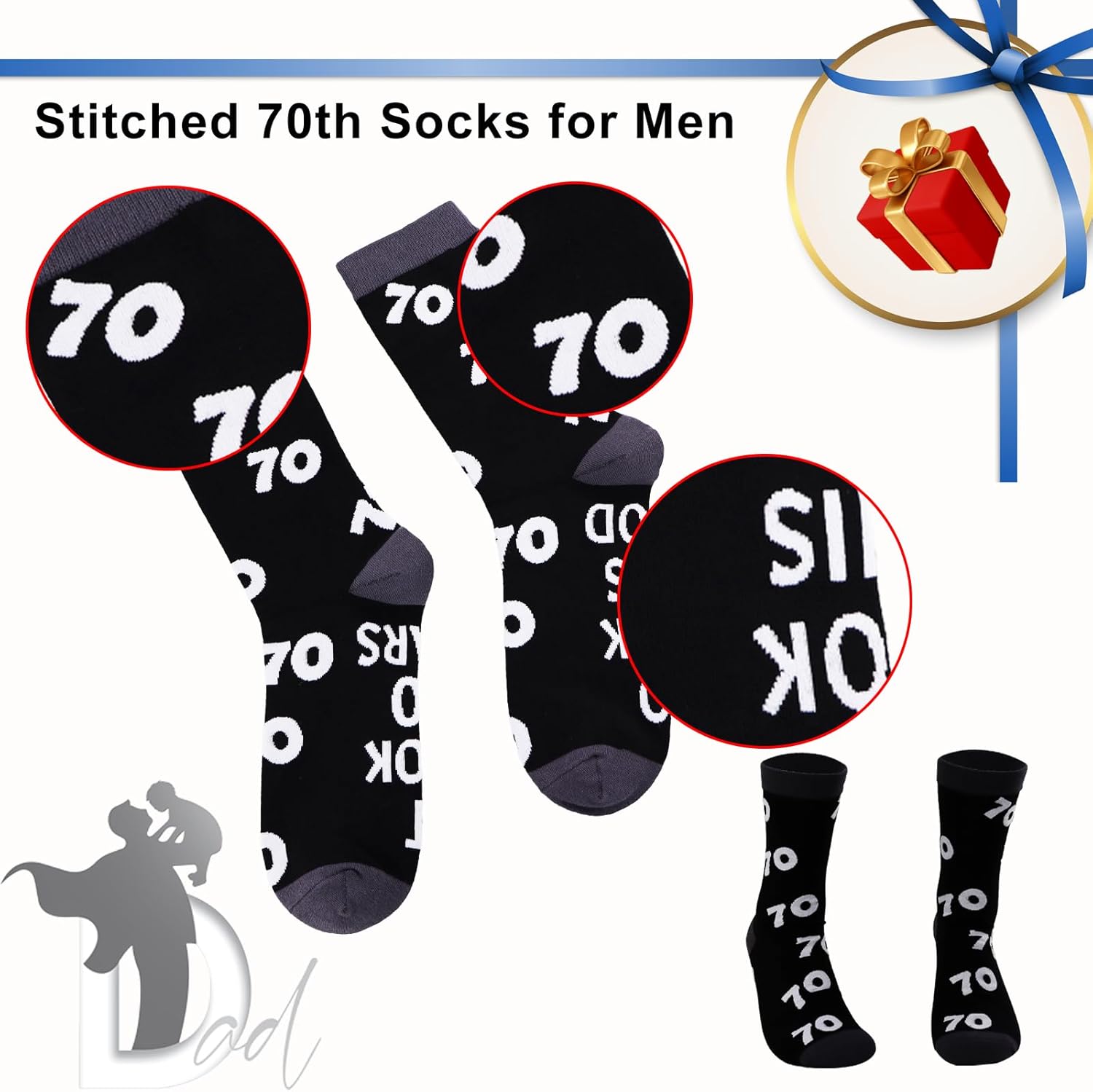 Unique Stitch Novelty Socks for Fathers Day - Image 4