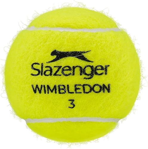 Miniatura 3 de Slazenger Pelota de tenis, pelota oficial de Wimbledon, aprobada por la ITF, lata de metal (4 bolas)