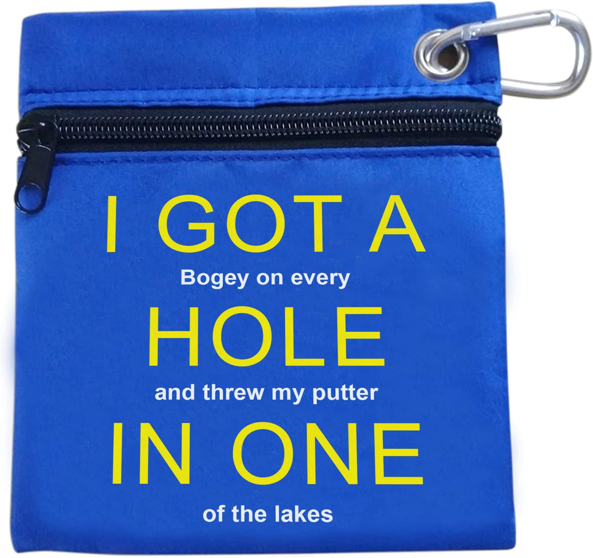 Golf Gifts For Men Dad Presents - This Funny Golf Pouch is a Novelty Golf Gift for any Golfer to store Golf Balls or Golf Accessories, Tee Holder -Birthday Gift From Daughter Mens