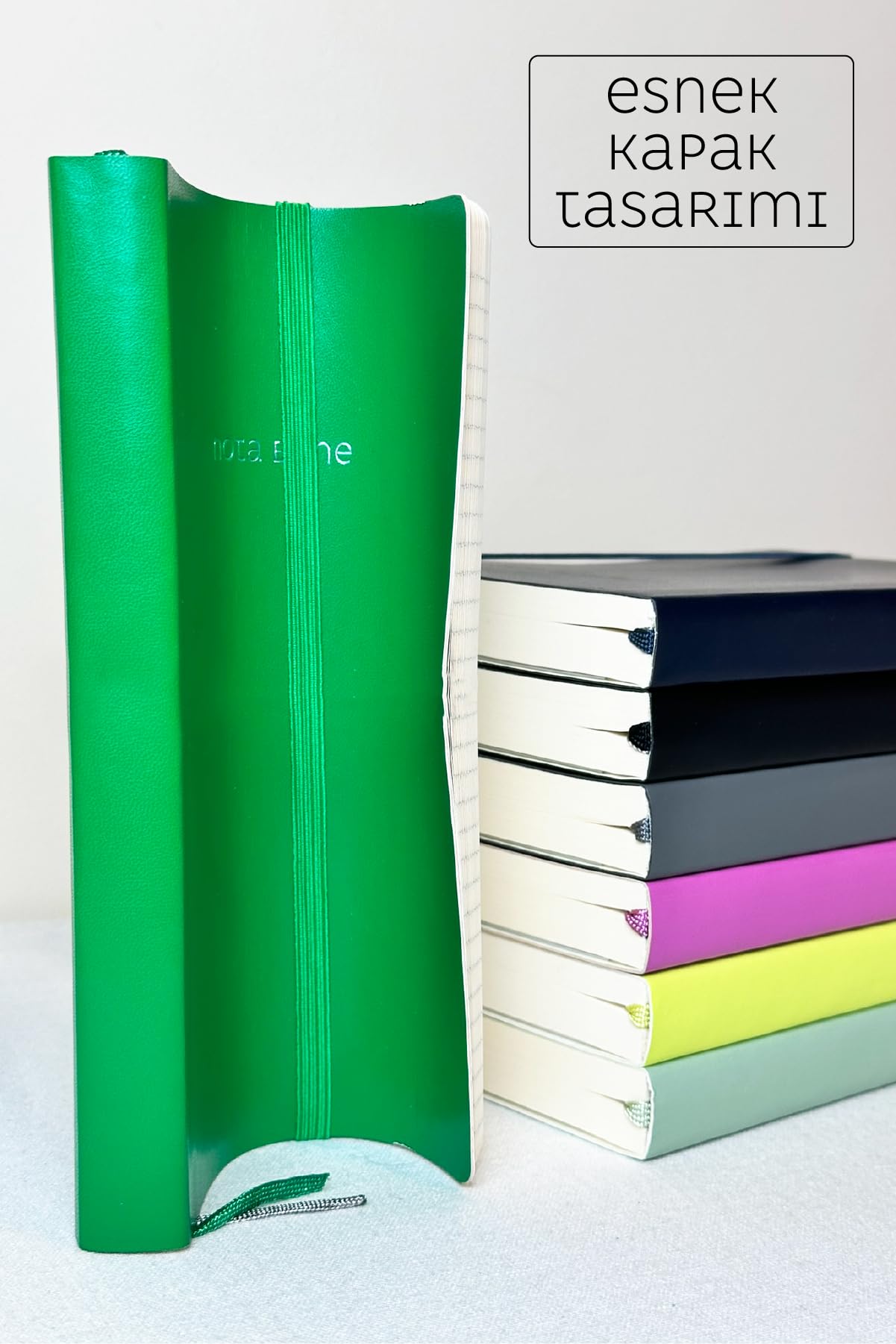 Victoria's Journals Nota Bene Classic Esnek Kapak Defter 13x21 cm (Pembe)